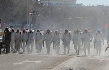 Countries take disinfection operations to prevent spread of COVID-19