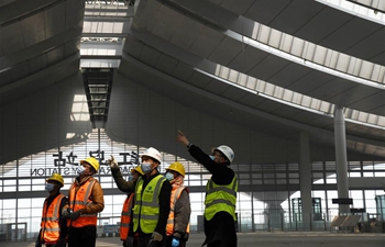 Qingdao speeds up construction work of Hongdao Railway Station