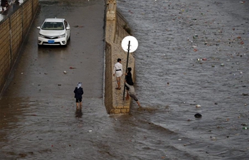 Heavy rain hits Sanaa, Yemen