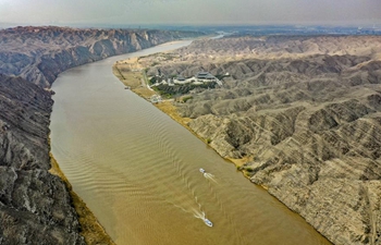 Scenery of Qingtongxia Grand Canyon of Yellow River