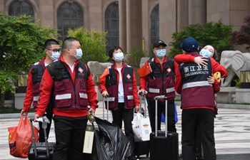 Last batch of medical workers from Zhejiang finish 14-day quarantine