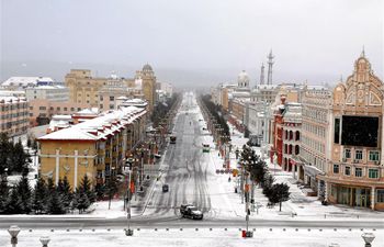 Snow scenery in Mohe City, Heilongjiang