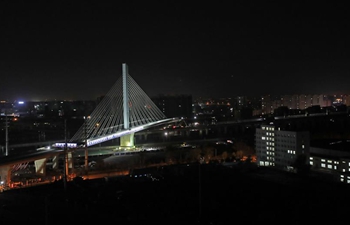Cable-stayed bridge successfully rotates to targeted position