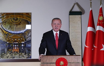 Erdogan says first prayers in Hagia Sophia to be on July 24