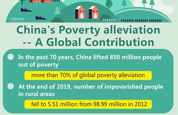 Graphics: China's poverty alleviation, a global contribution