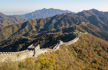 Tourists visit Mutianyu Great Wall in Beijing