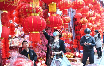 People prepare for coming Spring Festival