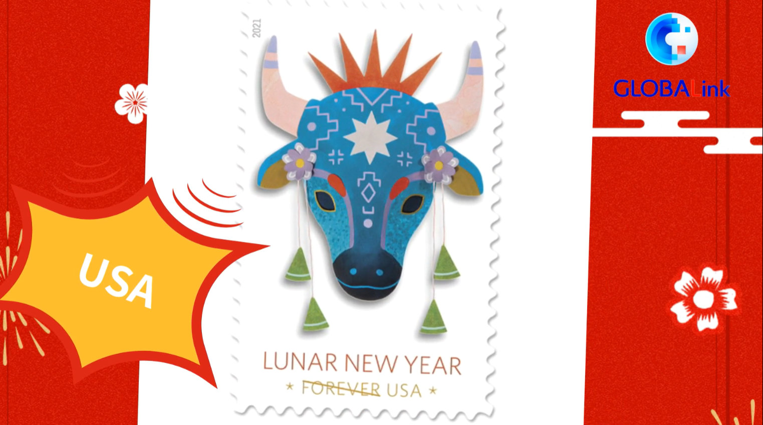 Celebrating Chinese Lunar New Year with Year of the Ox stamps