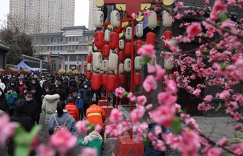 People visit Old North Market during Lunar New Year holiday in Shenyang