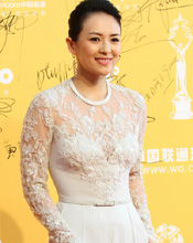 章子怡北影节红毯压轴亮相