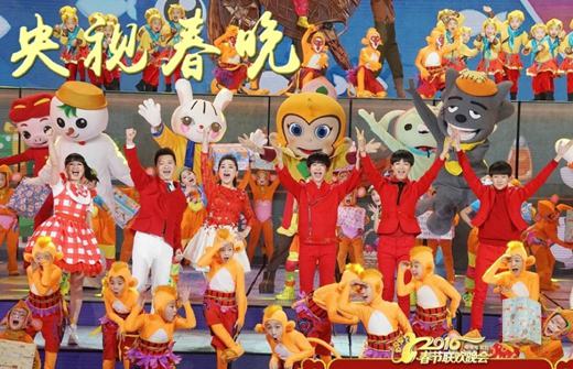共筑中国梦再谱新华章 2016春晚向全球成功播出