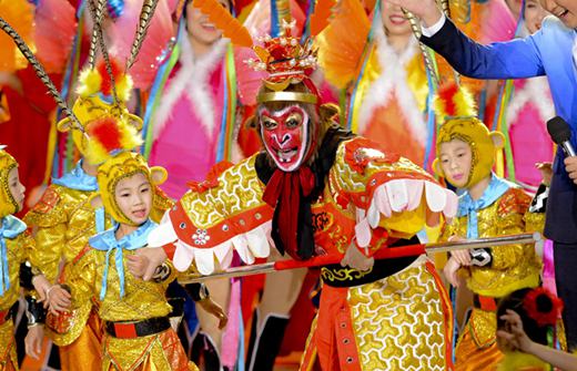 六小齡童亮相北京衛視春晚 再扮美猴王玩混搭