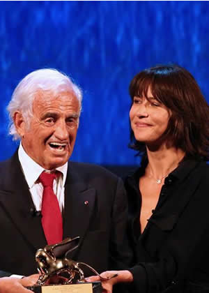 法国演员贝尔蒙多获威尼斯电影节终身成就奖