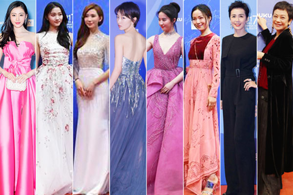 第七屆北京國際電影節開幕 眾星盛裝雲集紅毯