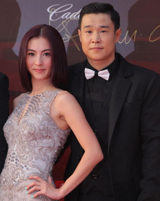 张柏芝携手小沈阳亮相