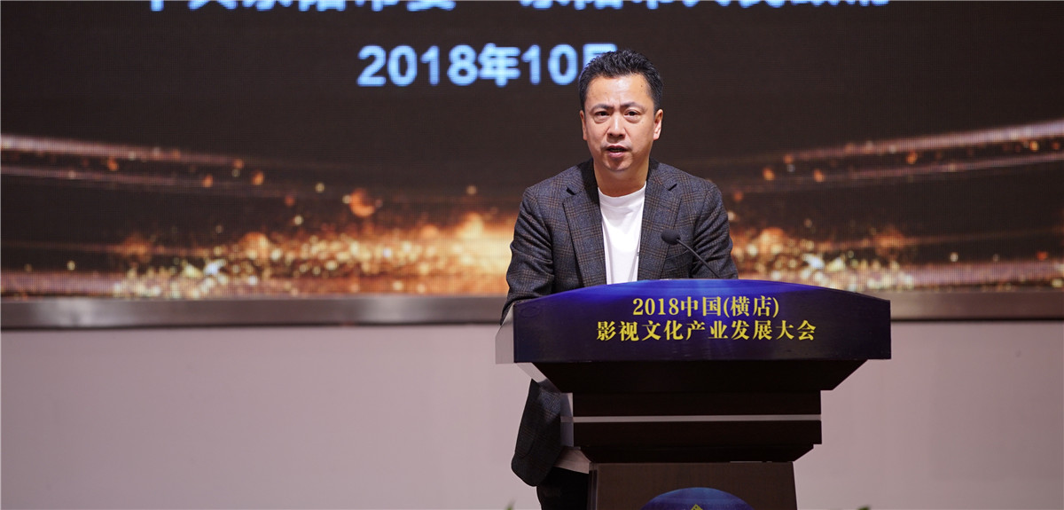 華誼兄弟副董事長、CEO王中磊在大會上發言