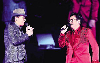 许冠杰谭咏麟红袍热舞再会广东乡亲