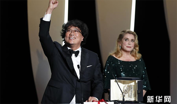 韓國影片《寄生蟲》獲戛納電影節金棕櫚獎