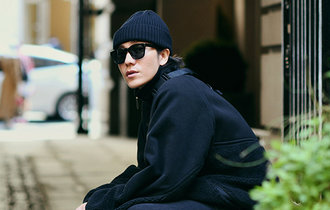 陈坤漫步伦敦街头 品味秋日暖阳