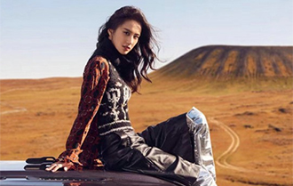 黃聖依封面大片 鮮衣勁車化身火山女戰士