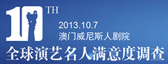 2013华鼎奖全球演艺名人满意度调查