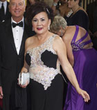 电影人杨华沙出席第86届奥斯卡颁奖典礼