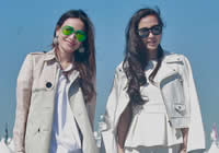 组图：舒淇Angelababy戛纳海边大秀美好身材