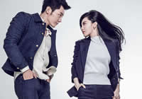 冰晨CP拍情侶寫真 李晨貼近范冰冰幸福陶醉