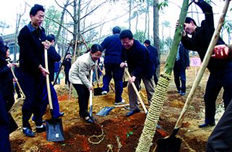 300市民义务植树 长沙城市绿化周活动启动