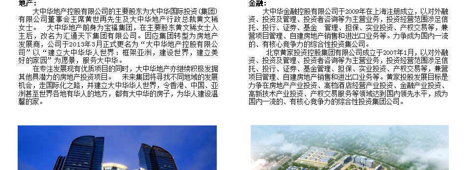 集团主要业务介绍