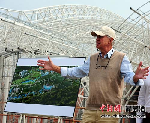 访张裕乐园总设计师鲍勃&bull;弗莱明