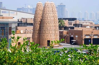 綠色與現代感相結合的卡塔爾建築