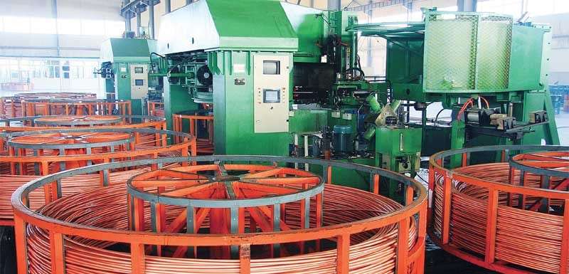 林西富邦铜冶炼铜车间