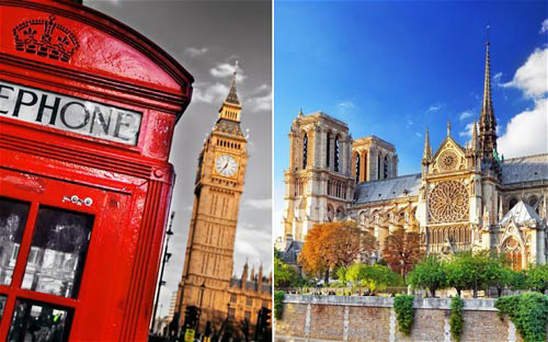巴黎vs伦敦：谁是最受欢迎旅游城市