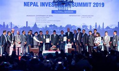 2019年尼泊尔投资峰会签署多项合作文件