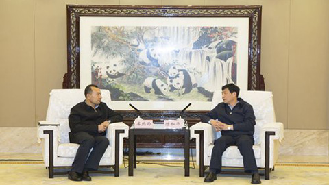 库热西会见重庆副市长陈和平