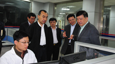 库热西调研指导江苏测绘地理信息工作