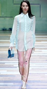 武学伟、郝伟时装发布