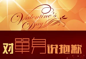 2015情人节 对单身说抱歉