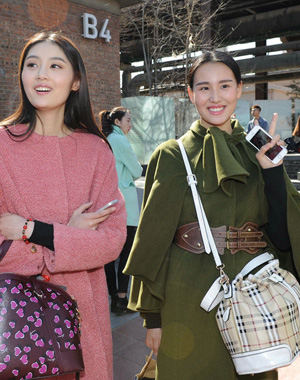 中国国际时装周面试女模