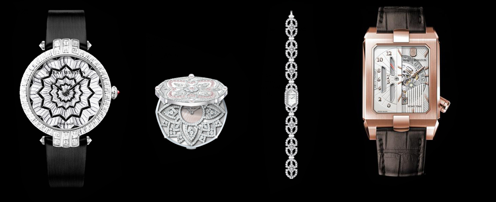 海瑞温斯顿最新款：珠宝时计闪瞎眼