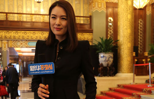 2015秋冬中国国际时装周 马艳丽优雅亮相