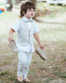 婚纱照中那些可爱萌宠的花童