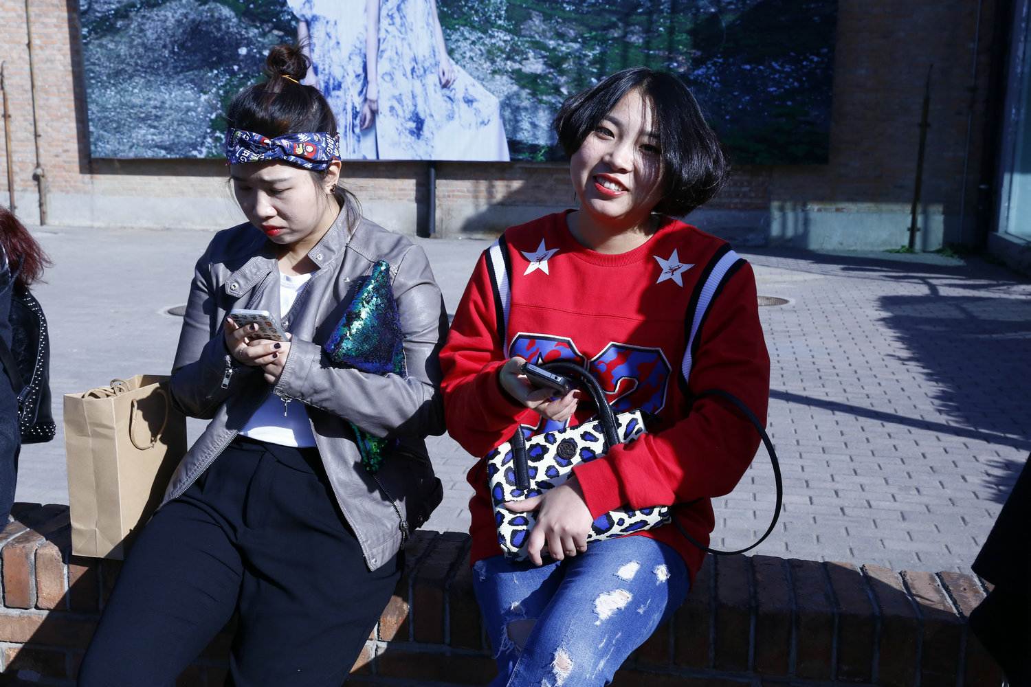 798的时尚型客，猛然一看还以为自己身在原宿。