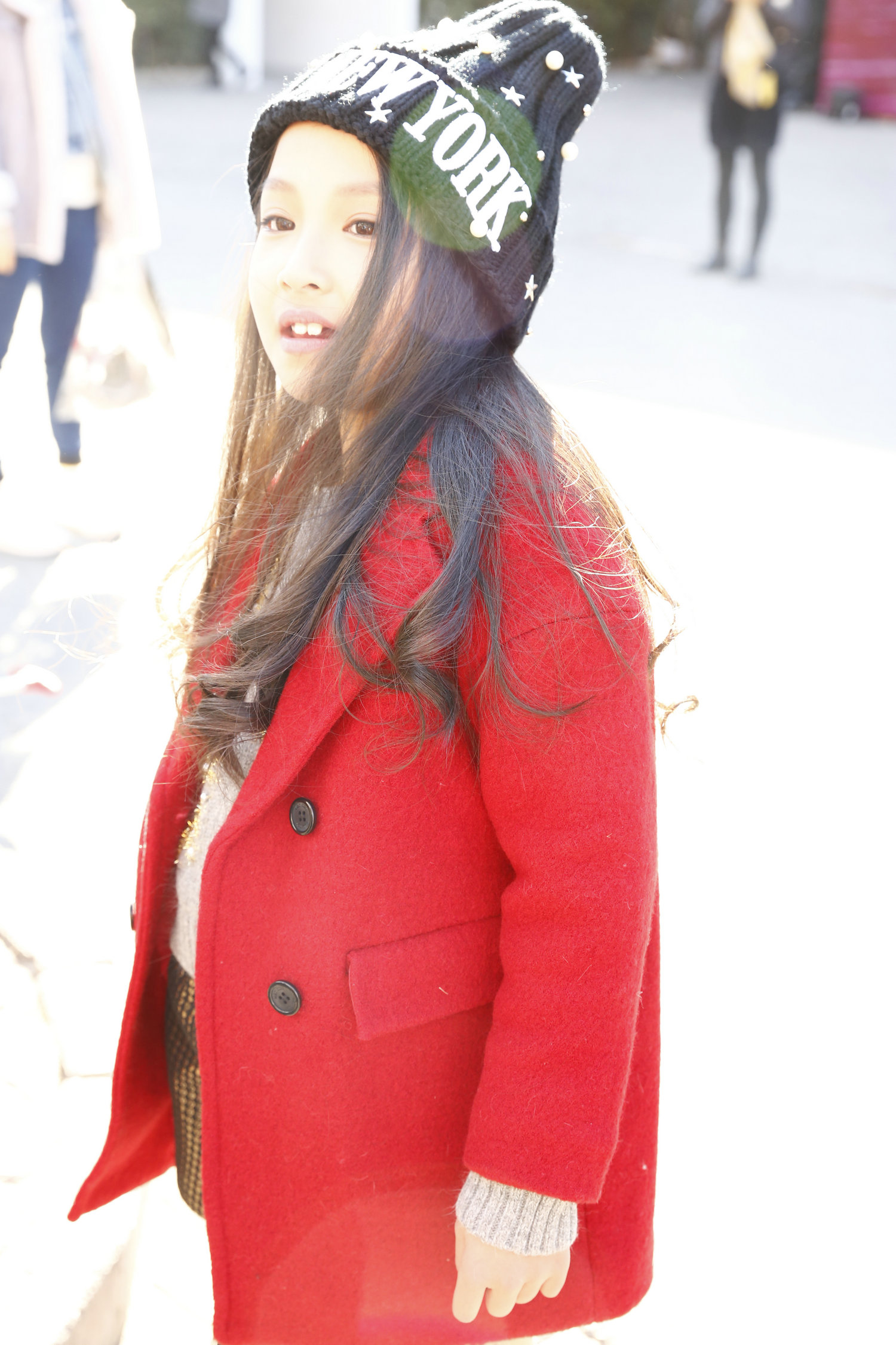 或许是下午光线太好，我以为我看到了一位小天使。