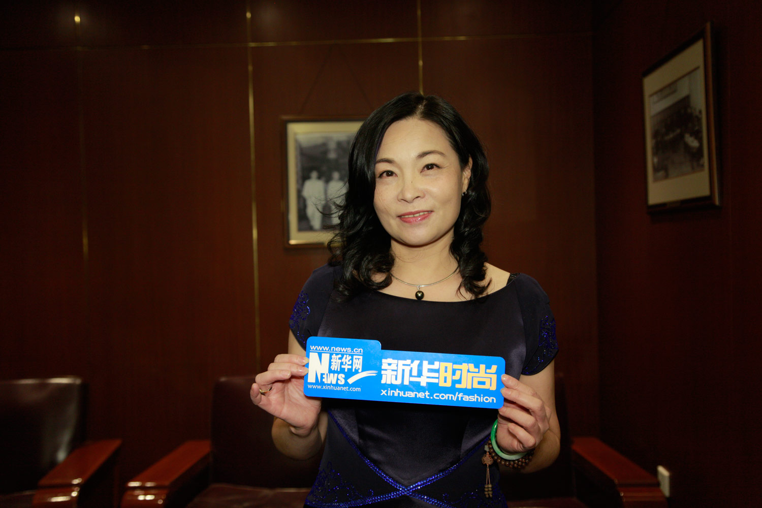 普丽衣曼董事长兼设计总监邓兆萍接受新华时尚访问