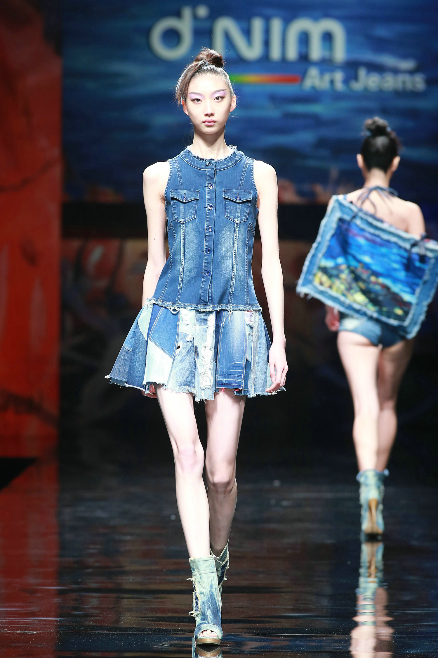 2016春夏系列中国国际时装周 nim·陈闻牛仔装发布