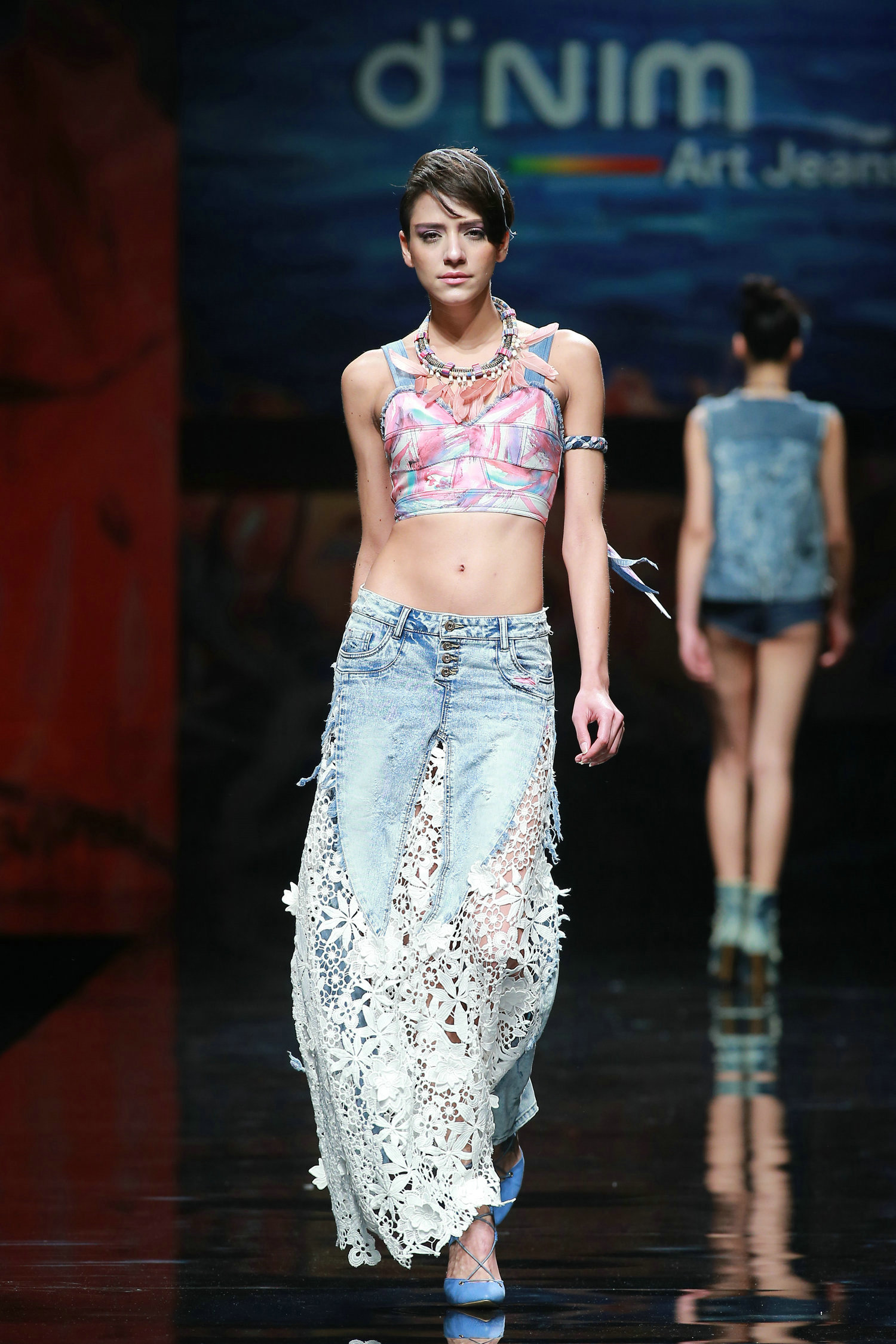 2016春夏系列中国国际时装周 nim·陈闻牛仔装发布