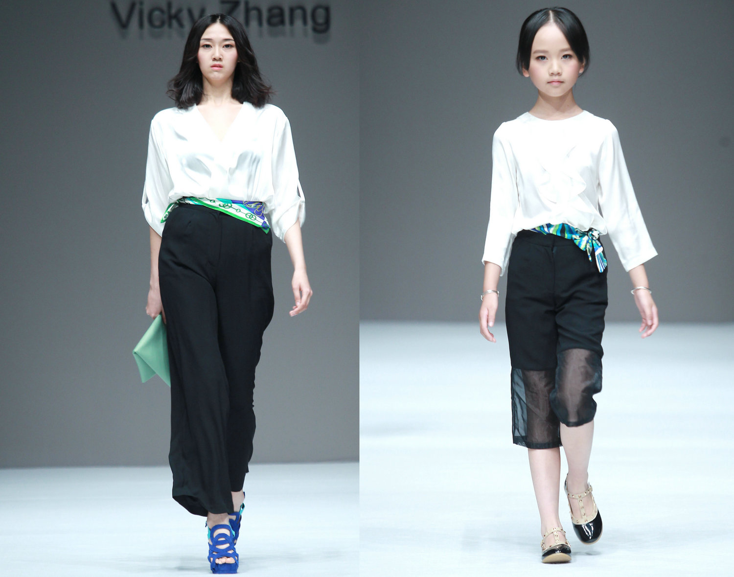 2016春夏系列中国国际时装周 Vicky Zhang·许馨尹亲子装发布