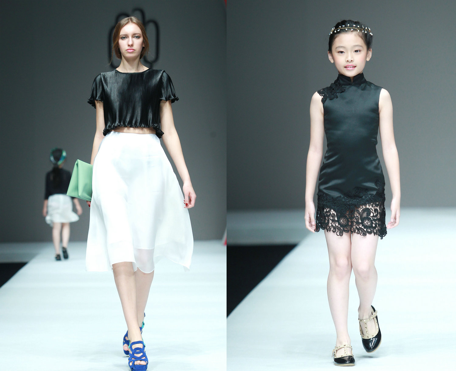 2016春夏系列中国国际时装周 Vicky Zhang·许馨尹亲子装发布